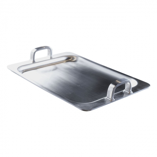 AMCOOK Teppanyaki-Platte, mit Deckel 44,5 x 23,5 x 5,5 cm